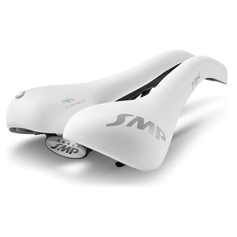 Selle SMP TRK Saddle Medium - Matte White Stylish Comfort