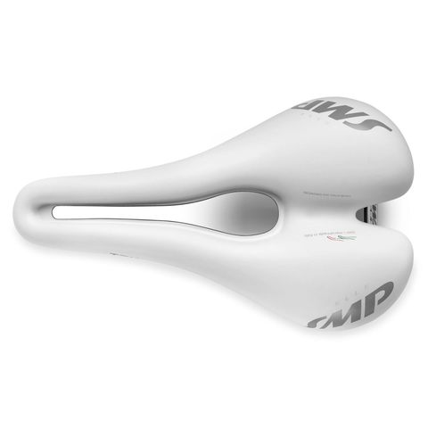 Selle SMP TRK Saddle Medium - Matte White Stylish Comfort