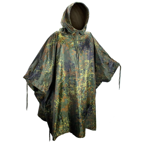 Mil-Tec Ripstop Rain Poncho Stay Dry, Stay Prepared