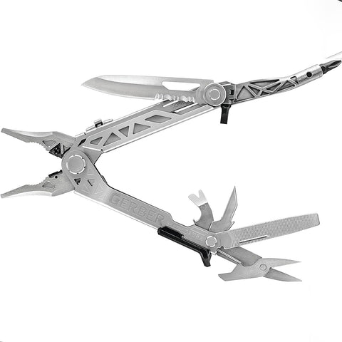 Gerber Gear Center-Drive Multitool: Pliers, Knife, and Precision Bit Set Ensemble