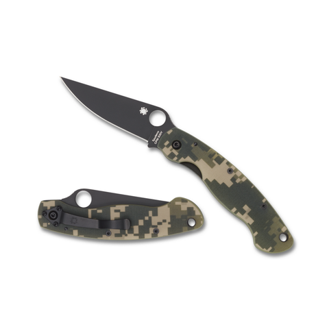 MILITARY™ MODEL G-10 DIGITAL CAMO/BLACK BLADE